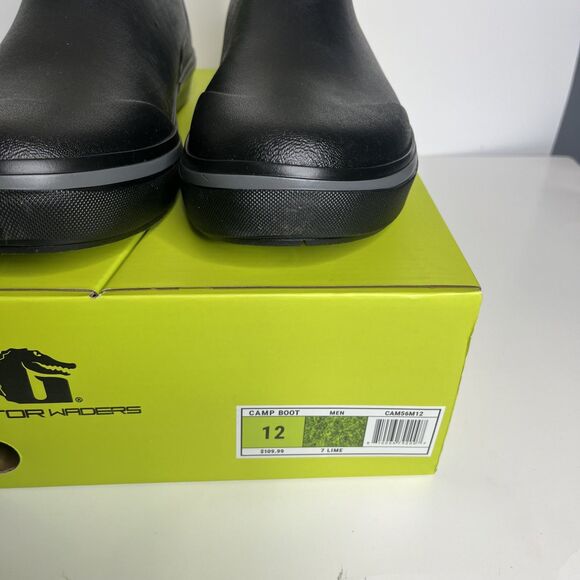 Men's Gator Waders Camp Boots Lime Size 12 - Picture 3 of 6